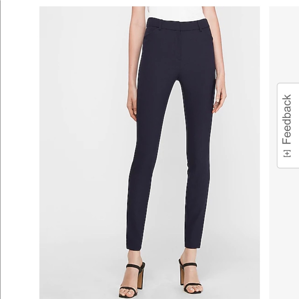 Navy Blue dress pants (style: skinny)